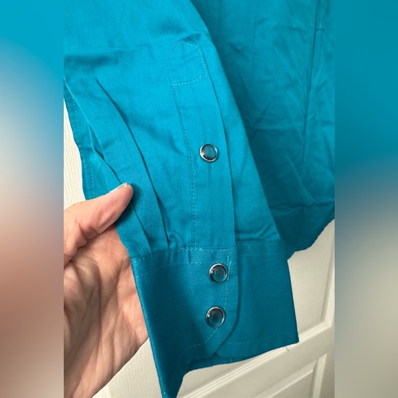 Coevals Club Mens Western Cowboy Pearl Snap Dress Long Sleeve Shirt - Picture 13 of 16